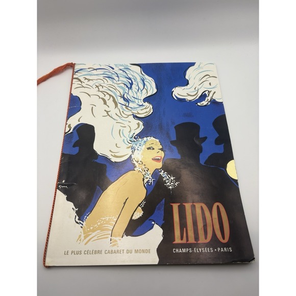 Other - Lido Paris Cabaret‎ Program Menu Le Plus Celebre Cabaret Du Monde Champs Elysee
